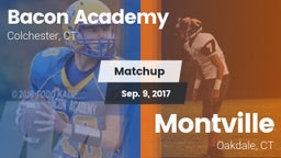 Matchup: Bacon Academy High vs. Montville  2017