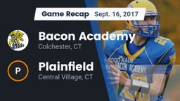 Recap: Bacon Academy  vs. Plainfield  2017