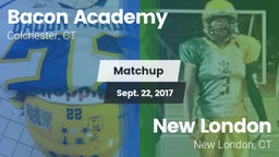 Matchup: Bacon Academy High vs. New London  2017