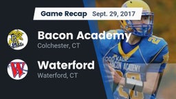 Recap: Bacon Academy  vs. Waterford  2017