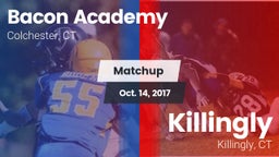 Matchup: Bacon Academy High vs. Killingly  2017