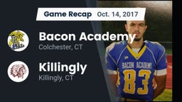 Recap: Bacon Academy  vs. Killingly  2017