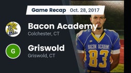 Recap: Bacon Academy  vs. Griswold  2017