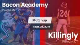 Matchup: Bacon Academy High vs. Killingly  2018