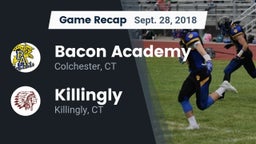 Recap: Bacon Academy  vs. Killingly  2018