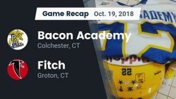 Recap: Bacon Academy  vs. Fitch  2018