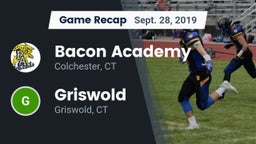 Recap: Bacon Academy  vs. Griswold  2019