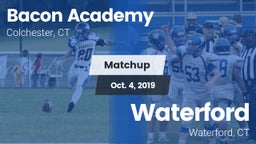 Matchup: Bacon Academy High vs. Waterford  2019