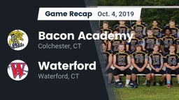 Recap: Bacon Academy  vs. Waterford  2019