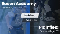 Matchup: Bacon Academy High vs. Plainfield  2019