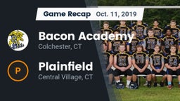 Recap: Bacon Academy  vs. Plainfield  2019