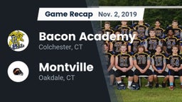 Recap: Bacon Academy  vs. Montville  2019