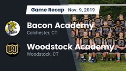 Recap: Bacon Academy  vs. Woodstock Academy  2019