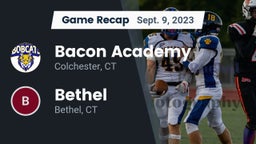 Recap: Bacon Academy  vs. Bethel  2023