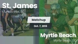 Matchup: St. James High vs. Myrtle Beach  2016