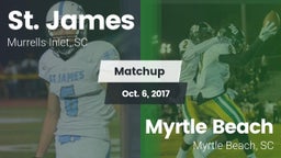 Matchup: St. James High vs. Myrtle Beach  2017