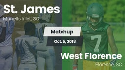 Matchup: St. James High vs. West Florence  2018