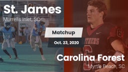 Matchup: St. James High vs. Carolina Forest  2020