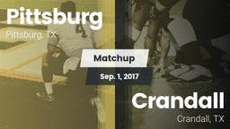 Matchup: Pittsburg High vs. Crandall  2017