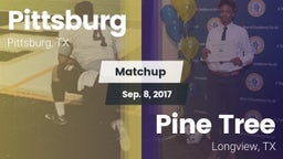 Matchup: Pittsburg High vs. Pine Tree  2017