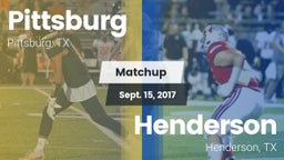 Matchup: Pittsburg High vs. Henderson  2017