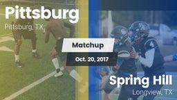 Matchup: Pittsburg High vs. Spring Hill  2017