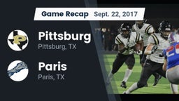Recap: Pittsburg  vs. Paris  2017