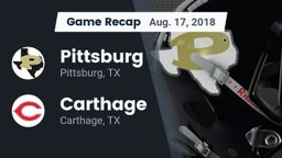 Recap: Pittsburg  vs. Carthage  2018