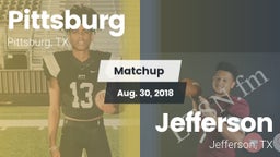 Matchup: Pittsburg High vs. Jefferson  2018