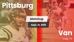 Matchup: Pittsburg High vs. Van  2018