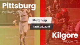 Matchup: Pittsburg High vs. Kilgore  2018