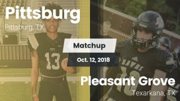 Matchup: Pittsburg High vs. Pleasant Grove  2018