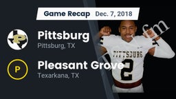 Recap: Pittsburg  vs. Pleasant Grove  2018