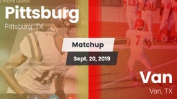 Matchup: Pittsburg High vs. Van  2019