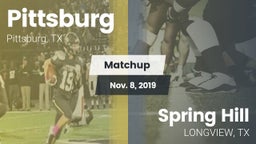 Matchup: Pittsburg High vs. Spring Hill   2019