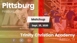 Matchup: Pittsburg High vs. Trinity Christian Academy  2020
