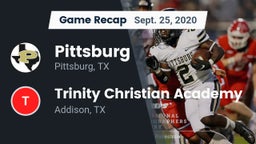 Recap: Pittsburg  vs. Trinity Christian Academy  2020