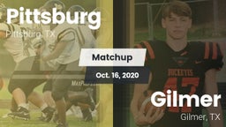Matchup: Pittsburg High vs. Gilmer  2020