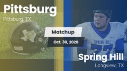 Matchup: Pittsburg High vs. Spring Hill  2020