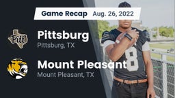 Recap: Pittsburg  vs. Mount Pleasant  2022