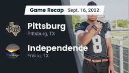 Recap: Pittsburg  vs. Independence  2022
