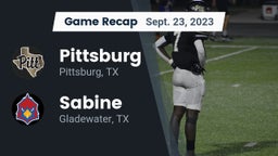 Recap: Pittsburg  vs. Sabine  2023