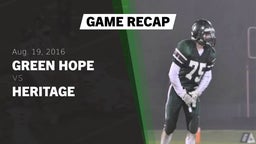 Recap: Green Hope  vs. Heritage  2016