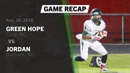 Recap: Green Hope  vs. Jordan  2016