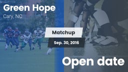 Matchup: Green Hope High vs. Open date 2016