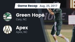 Recap: Green Hope  vs. Apex  2017