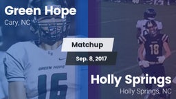 Matchup: Green Hope High vs. Holly Springs  2017
