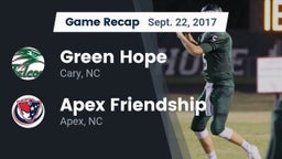 Recap: Green Hope  vs. Apex Friendship  2017