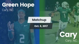 Matchup: Green Hope High vs. Cary  2017