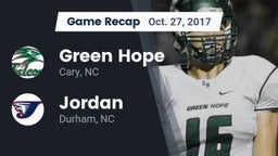 Recap: Green Hope  vs. Jordan  2017